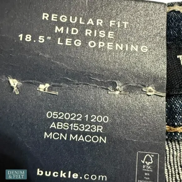 BKE Jake Bootcut Stretch Jeans Men’s 30x32 Macon Wash Distressed Denim NEW~NWT